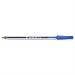 Blue Ballpoint Pen Clear Barrel Pack 50 5 Star on Productcaster.