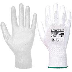 Portwest A120 PU Palm Glove White XL on Productcaster.