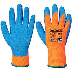 Portwest A145 Cold Grip Glove Orange & Blue XXL on Productcaster.