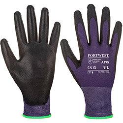 Portwest A195 PU Touchscreen Glove Purple & Black Small , HuntOffice.ie on Productcaster.