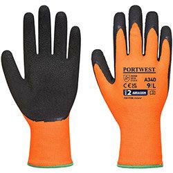 Portwest A340 Hi-Vis Grip Glove Orange & Black Large , HuntOffice.ie on Productcaster.