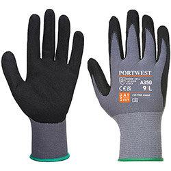 Portwest A350 Dermiflex Glove Black Small on Productcaster.