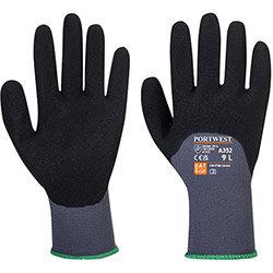 Portwest A352 Dermiflex Ultra Glove Grey & Black Small on Productcaster.