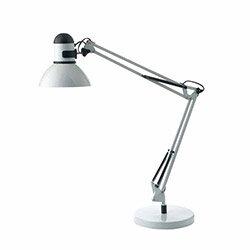 Alba Architect Desk Lamp 60W White , HuntOffice.ie on Productcaster.