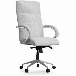 Alphason Bedford Home Office Chair Grey - Height Adjustable - Locking Tilt Mechanism with Tension Control on Productcaster.