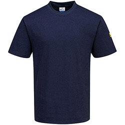 Portwest AS20 Antistatic ESD T-Shirt Navy Medium , HuntOffice.ie on Productcaster.