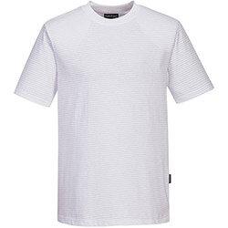 Portwest AS20 Antistatic ESD T-Shirt White Small on Productcaster.