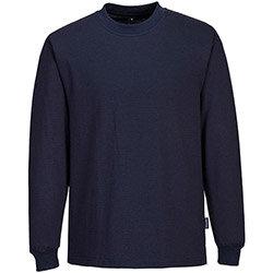 Portwest AS22 Antistatic ESD T-Shirt L/S Navy XXL on Productcaster.