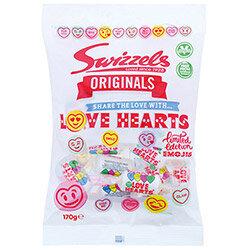 Swizzels Originals Love Hearts 170g Pack of 12 FOSWI026B on Productcaster.