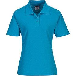 Portwest B209 Naples Women's Poloshirt Aqua Small , HuntOffice.ie on Productcaster.