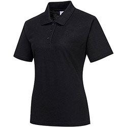 Portwest B209 Naples Women's Poloshirt Black XSmall , HuntOffice.ie on Productcaster.