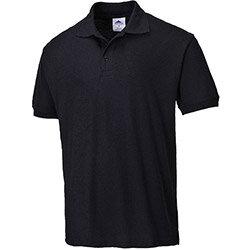 Portwest B210 Naples Polo Shirt Black 4XL , HuntOffice.ie on Productcaster.