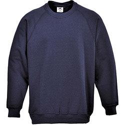 Portwest B300 Roma Sweatshirt Navy Large , HuntOffice.ie on Productcaster.