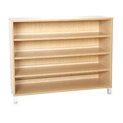 Medium Cabinet With 3 Shelves 5 Compartments With Legs H87cm , HuntOffice.ie on Productcaster.