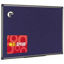 Bi-Office Felt Board 600x450mm Blue Aluminium Finish FB0443186 , HuntOffice.ie on Productcaster.