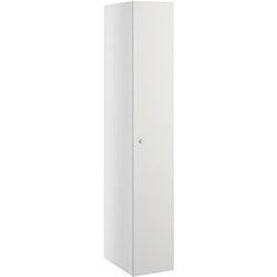 Probe Buzzbox Laminate Locker With Cam Lock 1 Door With Silver Body White Door H1780xW380xD398mm on Productcaster.