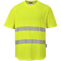 Portwest C394 Hi-Vis Mesh T-Shirt Yellow XXL on Productcaster.