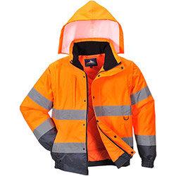 Portwest C468 Hi-Vis 2in1 Bomber Jacket Orange Medium , HuntOffice.ie on Productcaster.