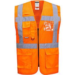 Portwest C496 Madrid Executive Mesh Vest Orange XXL on Productcaster.