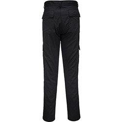 Portwest C711 Slim Fit Combat Trousers Black Size 32 (Regular Fit) on Productcaster.