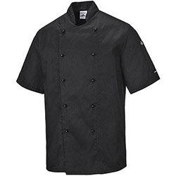 Portwest C734 Kent Chefs Jacket Black Small , HuntOffice.ie on Productcaster.