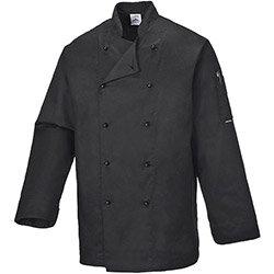 Portwest C834 Somerset Chef Jacket Black XL , HuntOffice.ie on Productcaster.