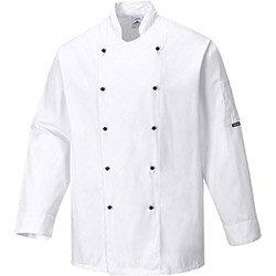 Portwest C834 Somerset Chef Jacket White 4XL on Productcaster.