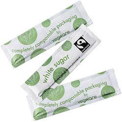 Fair Trade Brown Sugar Sticks In A Compostable Packaging Ref BSUGFT Pack of 1000 on Productcaster.