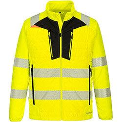 Portwest DX473 DX4 Hi-Vis Baffle Jacket Yellow & Black Medium on Productcaster.