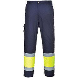 Portwest E049 Hi-Vis 2-Tone Combat Trousers Yellow & Navy XL (Tall Fit) , HuntOffice.ie on Productcaster.