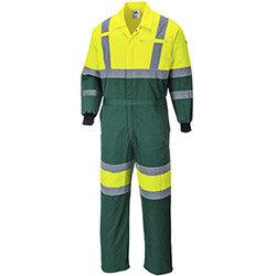 Portwest E052 Hi-Vis Coverall Yellow & Green 3XL , HuntOffice.ie on Productcaster.