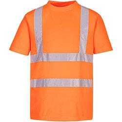 Portwest EC12 Eco Hi-Vis T-Shirt (Pack of 6) Orange 4XL , HuntOffice.ie on Productcaster.