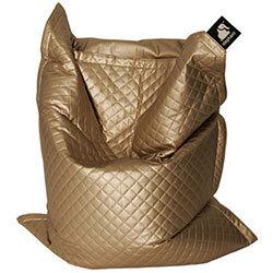 Elephant Jumbo Bean Bag 1750x1350mm Gold Quilted on Productcaster.