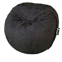 Elephant Kumo Round Bean Bag H800xD1000mm Urban Black on Productcaster.