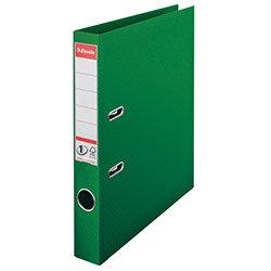 Esselte No 1 Plastic Lever Arch File 50mm A4 Green Pack of 10 811460 on Productcaster.