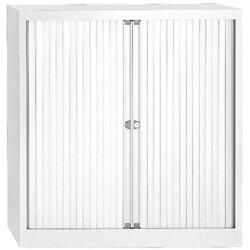 Bisley A4 Euro Tambour - 2 Door - Includes 2 Shelves, White Shutter â€“ H1030xW1000mmxD430mm , HuntOffice.ie on Productcaster.