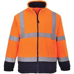 Portwest F301 Hi-Vis 2-Tone Fleece Orange & Navy XL on Productcaster.