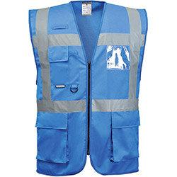 Portwest F476 Iona Executive Vest Royal Large on Productcaster.