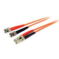 StarTech 1m Fiber Optic Cable Multimode Duplex 62.5/125 LSZH LC/ST OM1 LC to ST Fiber Patch Cable LC Male Network ST Male Network 1m Orange ,  on Productcaster.