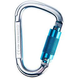 Portwest FP32 Twist-Lock Carabiner Light Silver , HuntOffice.ie on Productcaster.