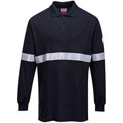 Portwest FR03 Modaflame Iona Polo Shirt Navy Medium , HuntOffice.ie on Productcaster.