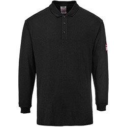 Portwest FR10 FR Antistatic Polo Shirt Black Medium , HuntOffice.ie on Productcaster.