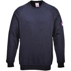 Portwest FR12 FR Antistatic Sweatshirt Navy Small , HuntOffice.ie on Productcaster.