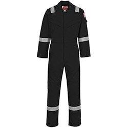 Portwest FR28 Lightweight Antistatic Coverall Black Large (Regular Fit) on Productcaster.