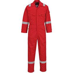 Portwest FR28 Lightweight Antistatic Coverall Red Large (Regular Fit) on Productcaster.