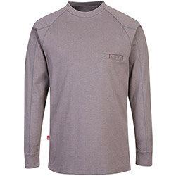 Portwest FR33 FR Antistatic Crew Neck T-Shirt Grey Medium , HuntOffice.ie on Productcaster.