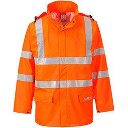 Portwest FR41 Sealtex Flame Hi-Vis Jacket Orange XL on Productcaster.