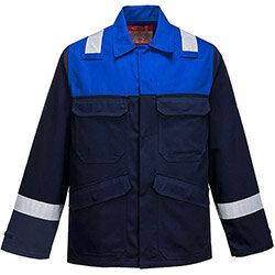 Portwest FR55 Bizflame Plus Jacket Navy & Royal Blue Large , HuntOffice.ie on Productcaster.