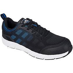 Portwest FT15 Steelite Tove Trainers S1P Black & Blue Size EU 45/UK 10.5 , HuntOffice.ie on Productcaster.