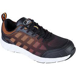 Portwest FT15 Steelite Tove Trainers S1P Black & Orange Size EU 41/UK 7 , HuntOffice.ie on Productcaster.